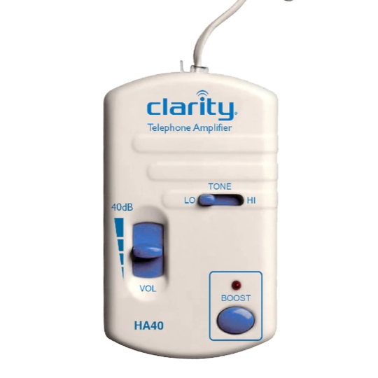 HA40 In-Line Telephone Amplifier by Clarity