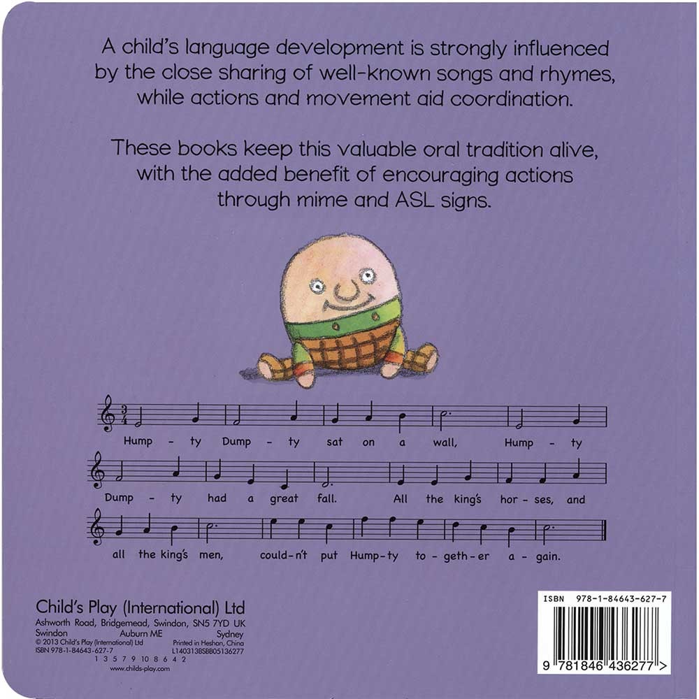 Hands-On Songs: Humpty Dumpty Board Book