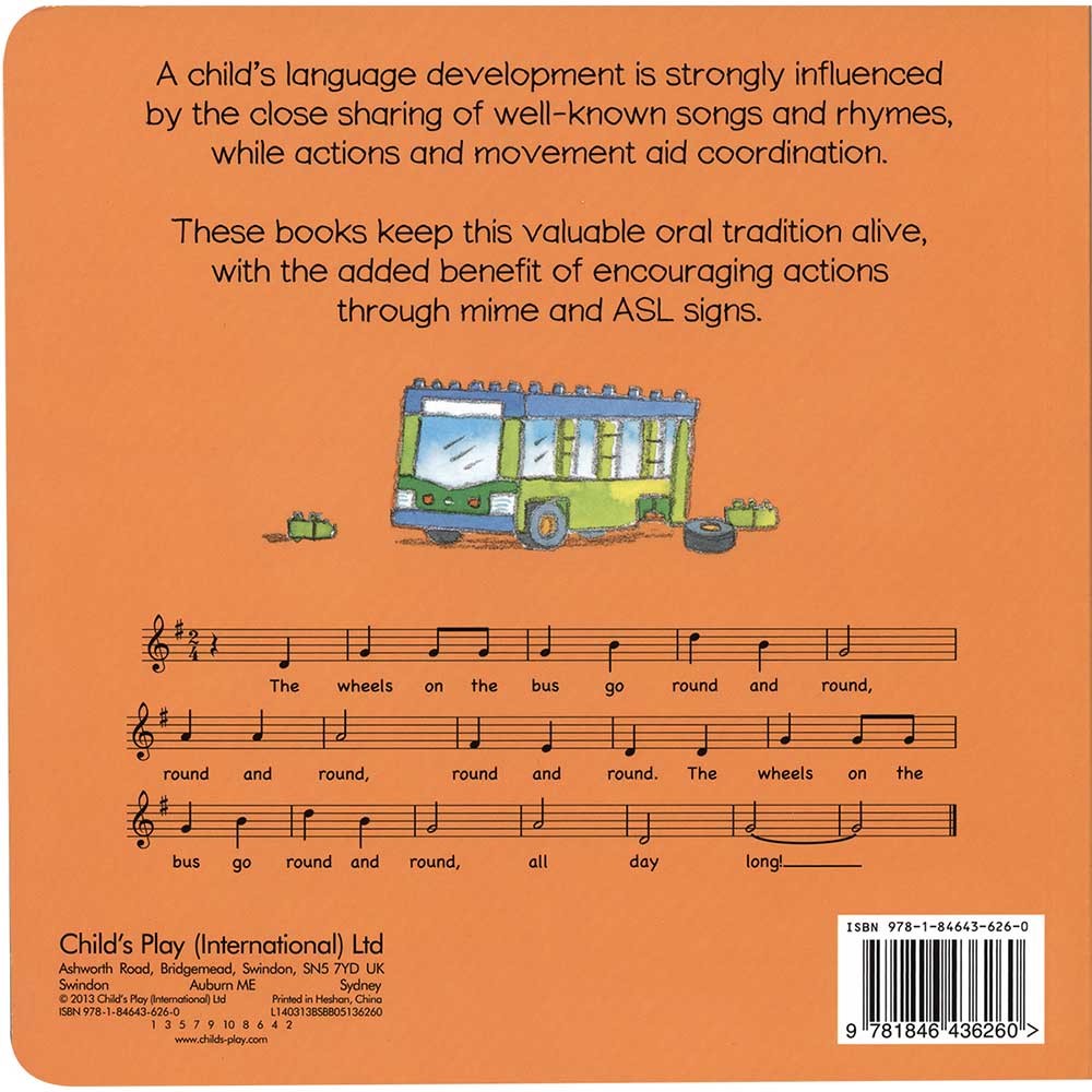 Hands-On Songs: The Wheels on the Bus Board Book