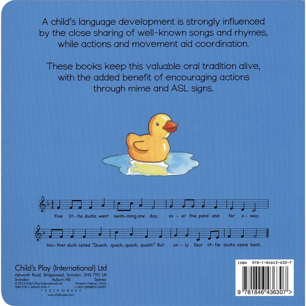 Hands-On Songs: Five Little Ducks Board Book