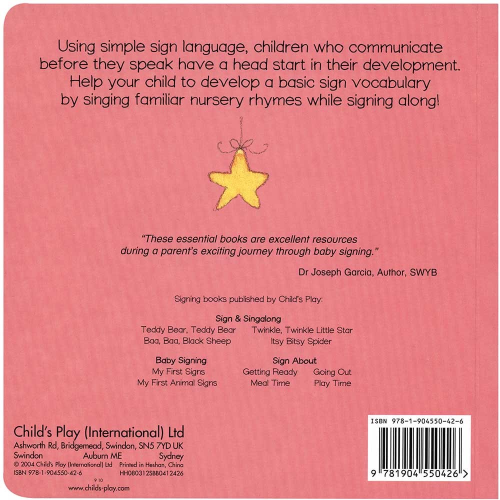 Sign & Singalong: Twinkle, Twinkle, Little Star Board Book