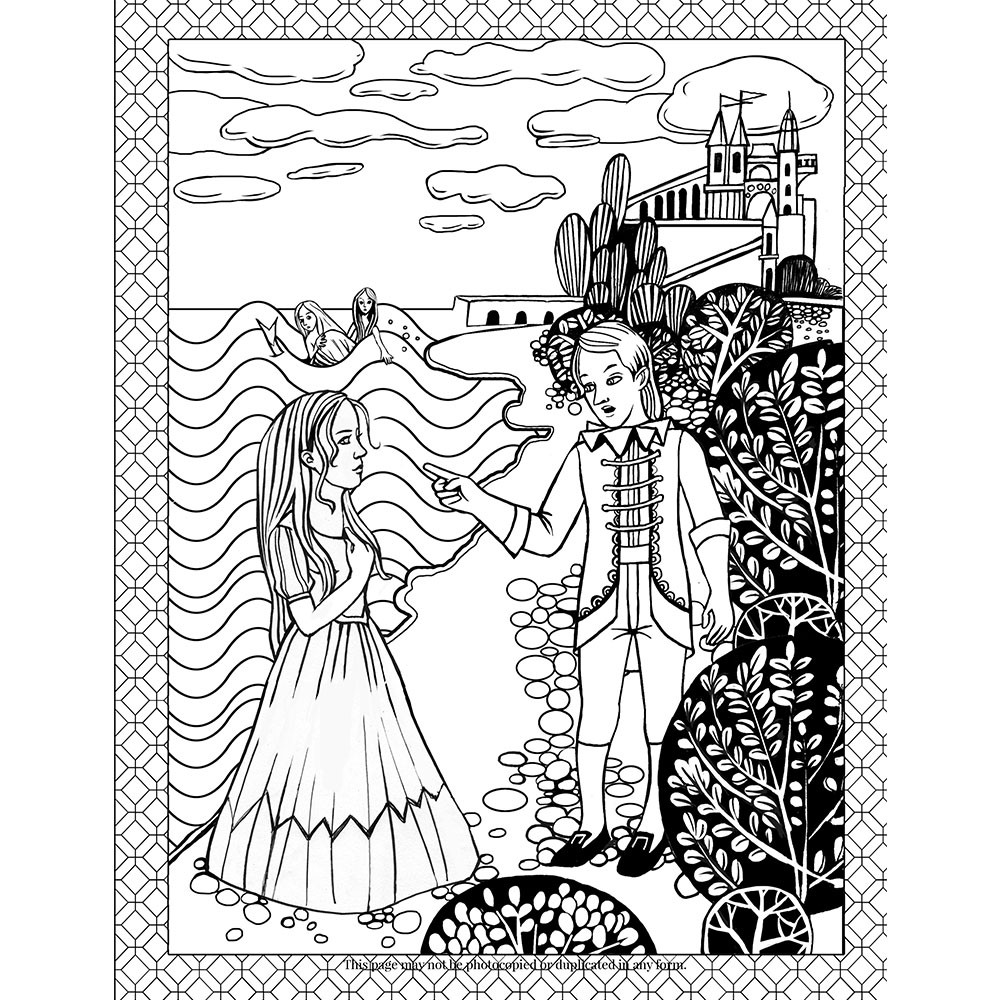 Deaf Culture Fairy Tales Coloring Book