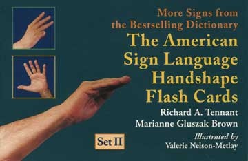 The American Sign Language Handshape Flashcards Set II