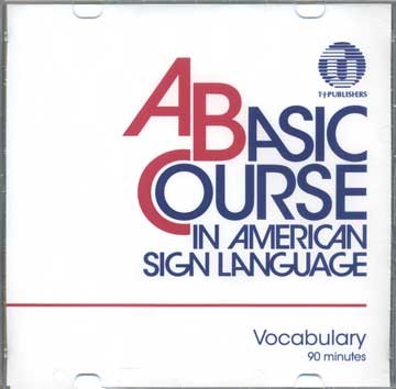 A Basic Course in American Sign Language Vocabulary DVD