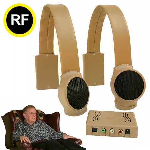 Audio Fox Tan TV Listening Speaker System