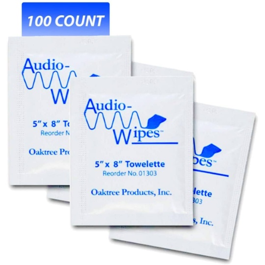 Audiowipes Singles 100 Count