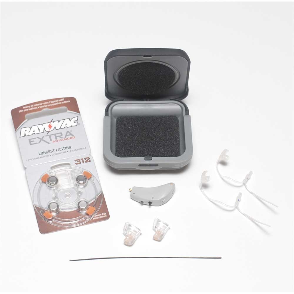 FocusEar Personal Amplification Listener PAL Gray Earpiece Single