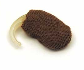 Hearing Aid Medium Brown Sweatband - 1" Mini