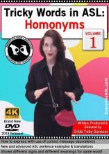 Tricky Words in ASL: Homonyms  Vol. 1