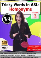 Tricky Words in ASL: Homonyms  Vol. 3