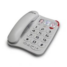 Future Call Amplified 3 Picture Phone with 2-Way Speakerphone (White)