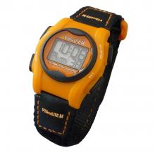 Global VibraLITE MINI Vibrating Watch with Orange / Black Band