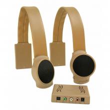 Audio Fox Tan TV Listening Speaker System