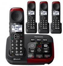 Panasonic Link2Cell KX-TGM430B Amplified Bluetooth Phone with (3) extra handsets