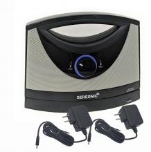 Serene Innovations Sereonic TV Soundbox | Includes 2nd AC adapter | Wireless TV Speaker with Optical & Analog Connectivity