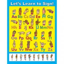 Let's Learn to Sign! Sign Language Poster