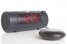 Sonic Blast Projection BT Alarm Clock with Bed Shaker