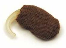 Hearing Aid Medium Brown Sweatband - 1.5" Medium