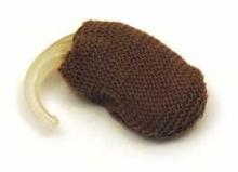 Hearing Aid Medium Brown Sweatband - 1.25" Small