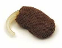 Hearing Aid Medium Brown Sweatband - 2.125" Extra Large