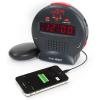 Sonic Alert Sonic Bomb Jr SBJ525SS Vibrating Alarm Clock